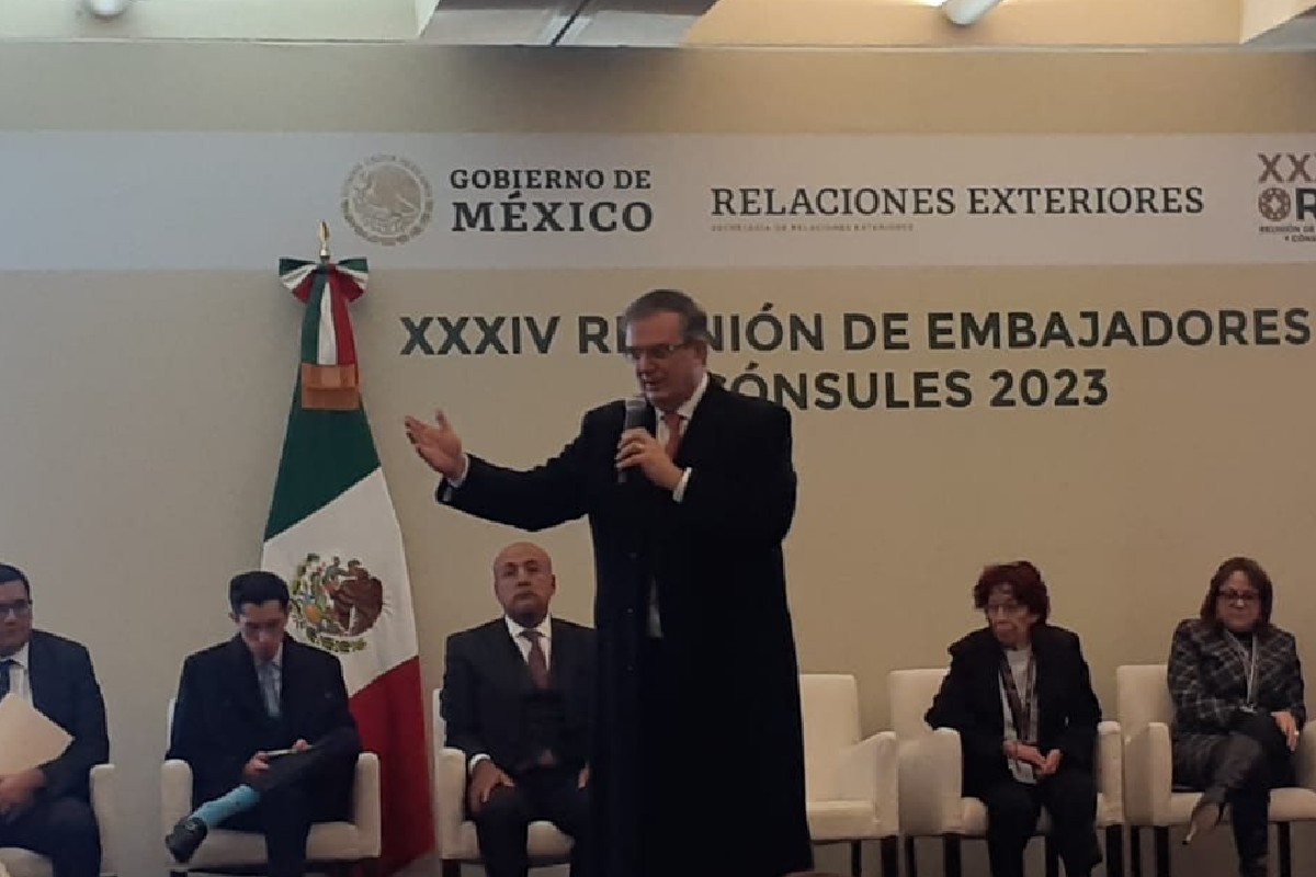 Marcelo Ebrard refirió que para este 2023 se tiene planes para abrir embajadas en la zona de Euroasia y África