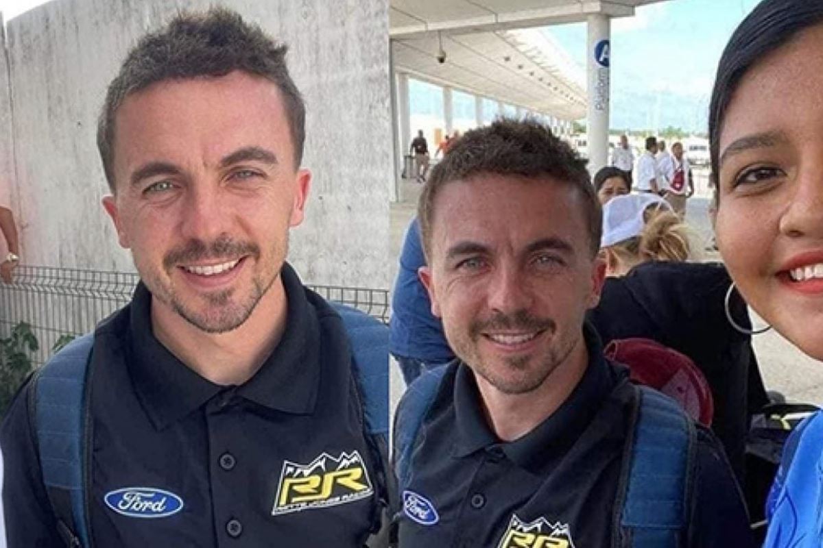 Actor Frankie Muniz es captado de visita en Cancún.