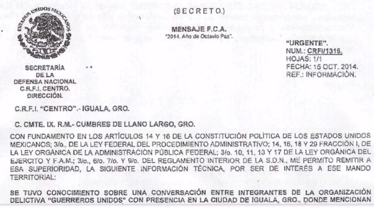 El GIEI de Ayotzinapa denunció obstrucciones por parte de la Sedena para acceder información del caso.