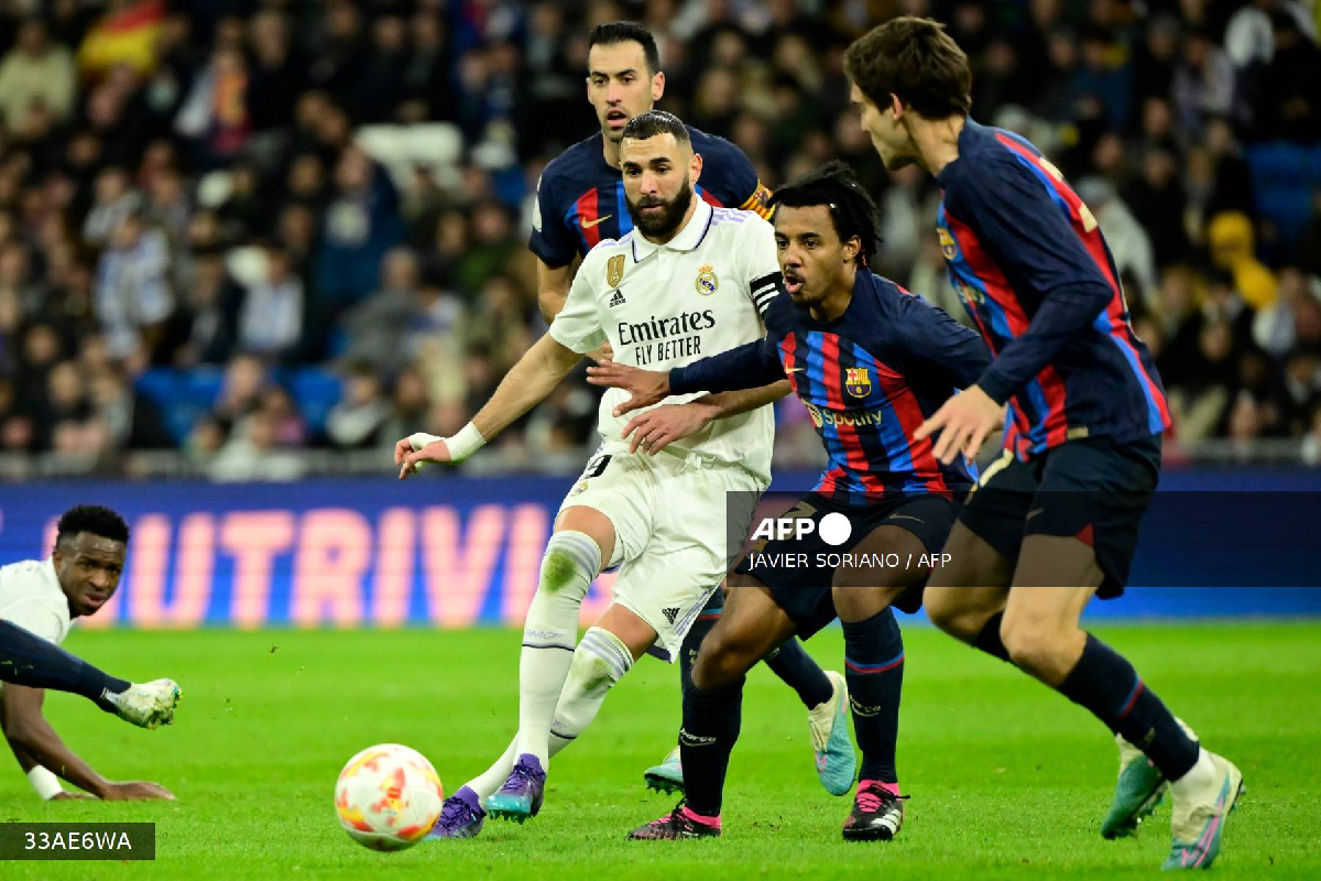 AFP | Real Madrid cae ante Barcelona en la Copa del Rey.