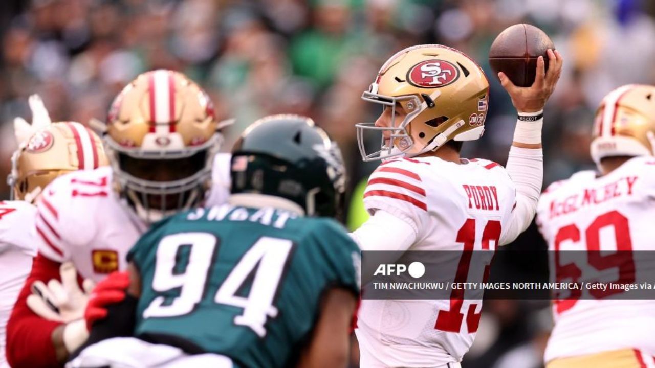 Foto:AFP|Someten a cirugía de codo al QB de los 49s, Brock Purdy