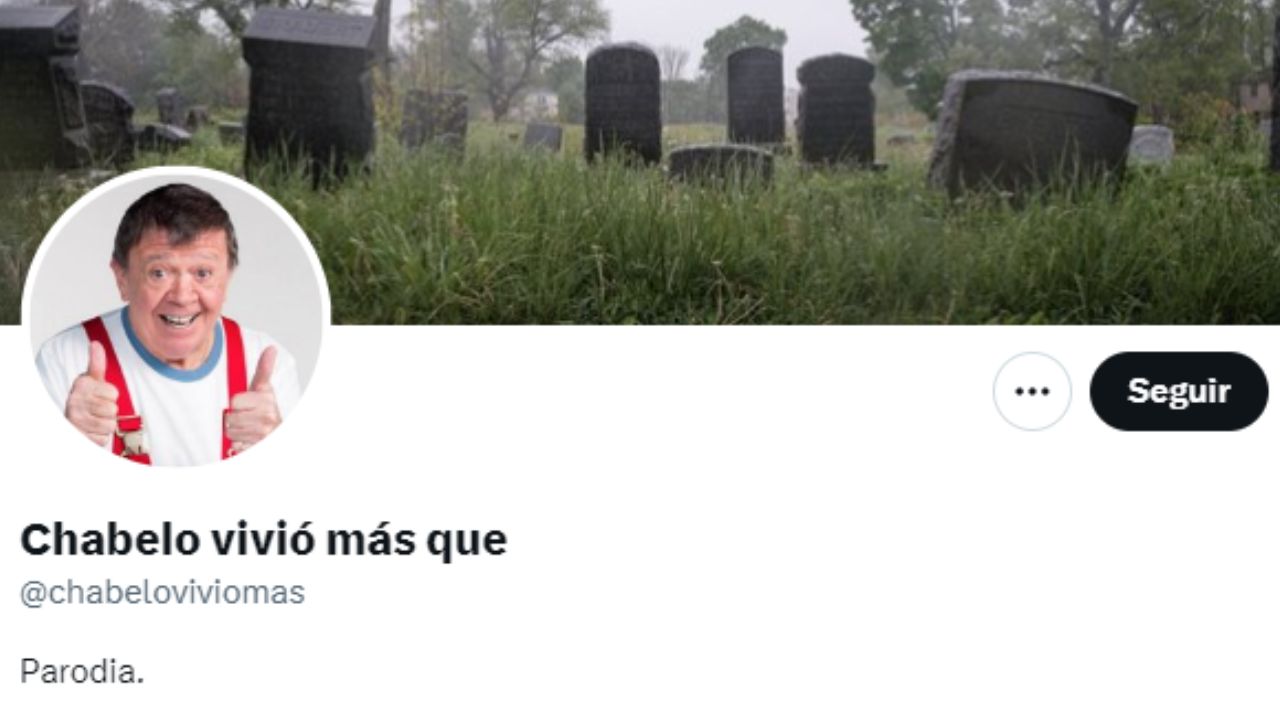 Foto:Captura de pantalla|“Chabelo vivió más que” La cuenta de Twitter que termina con la muerte del actor