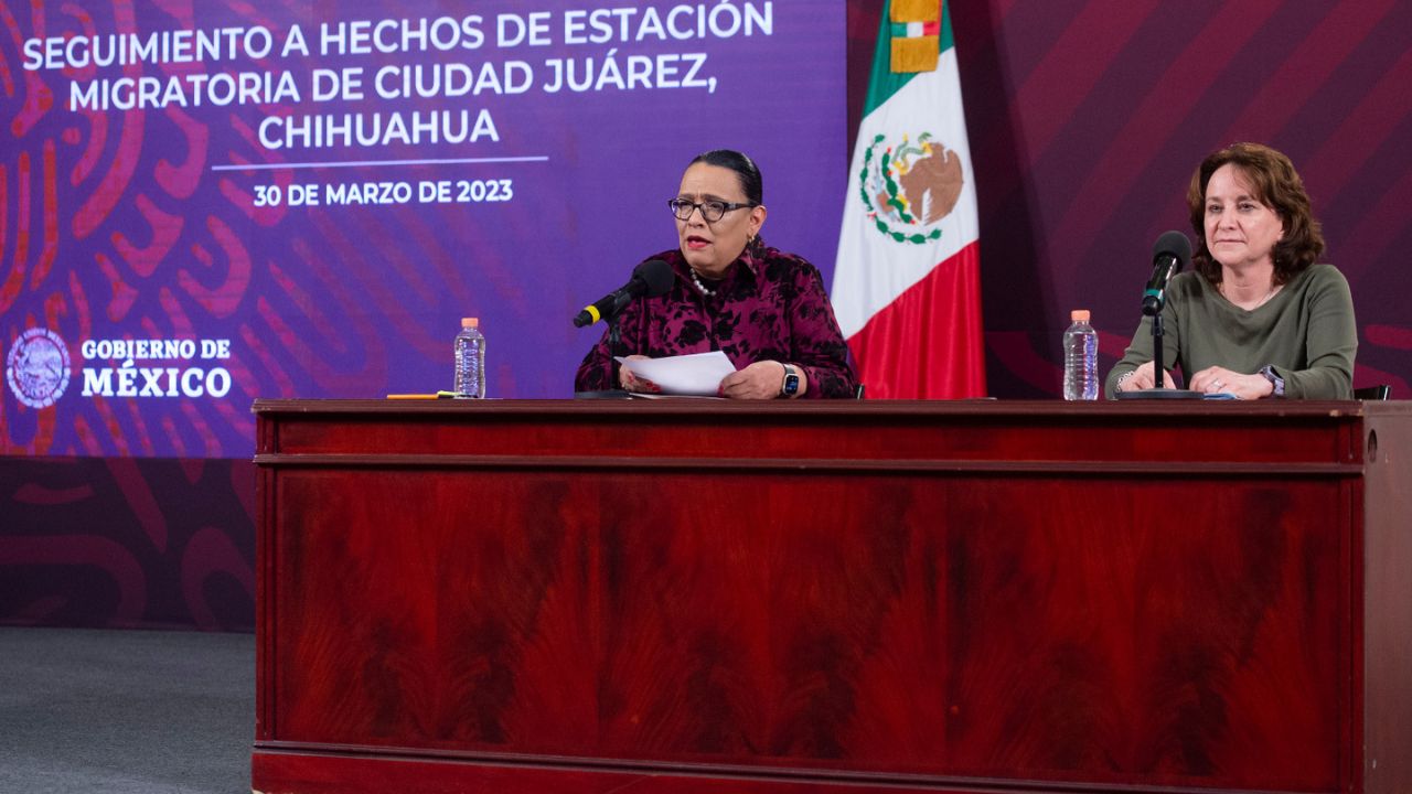 Camsa, empresa de seguridad en centro migratorio de Cd. Juárez.