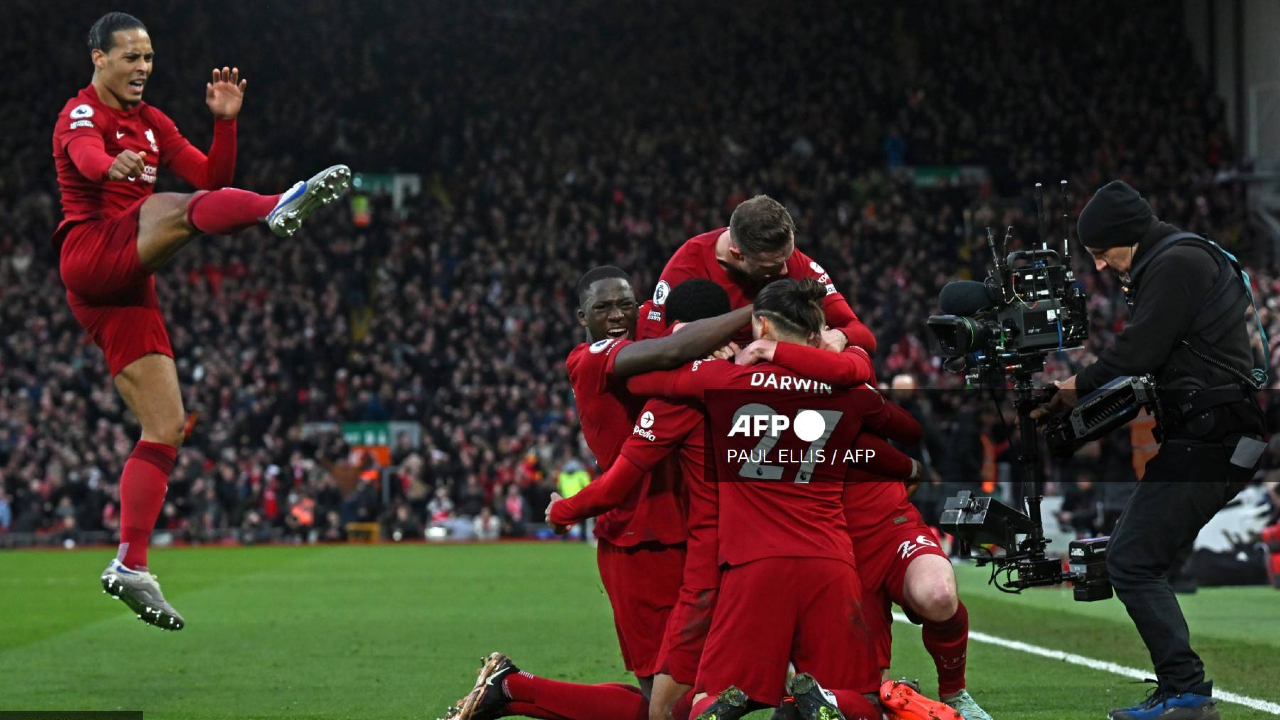 AFP | Firma Liverpool goleada histórica frente al Manchester United.