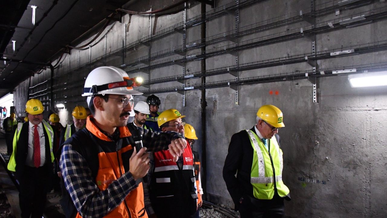 El Consejo Consultivo del Sistema del Metro visitó y recorrió la Nueva Línea 1