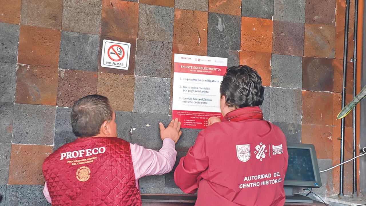 Representantes de la Autoridad del Centro Histórico, Policía Turística y Profeco realizaron visitas de verificación