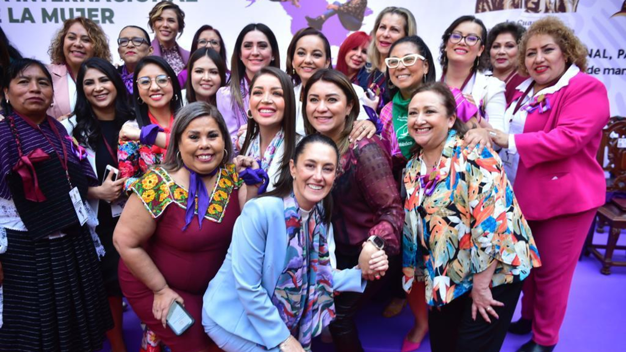 Foto: GCDMX | Claudia Sheinbaum en Ceremonia por el Día Internacional de la Mujer.