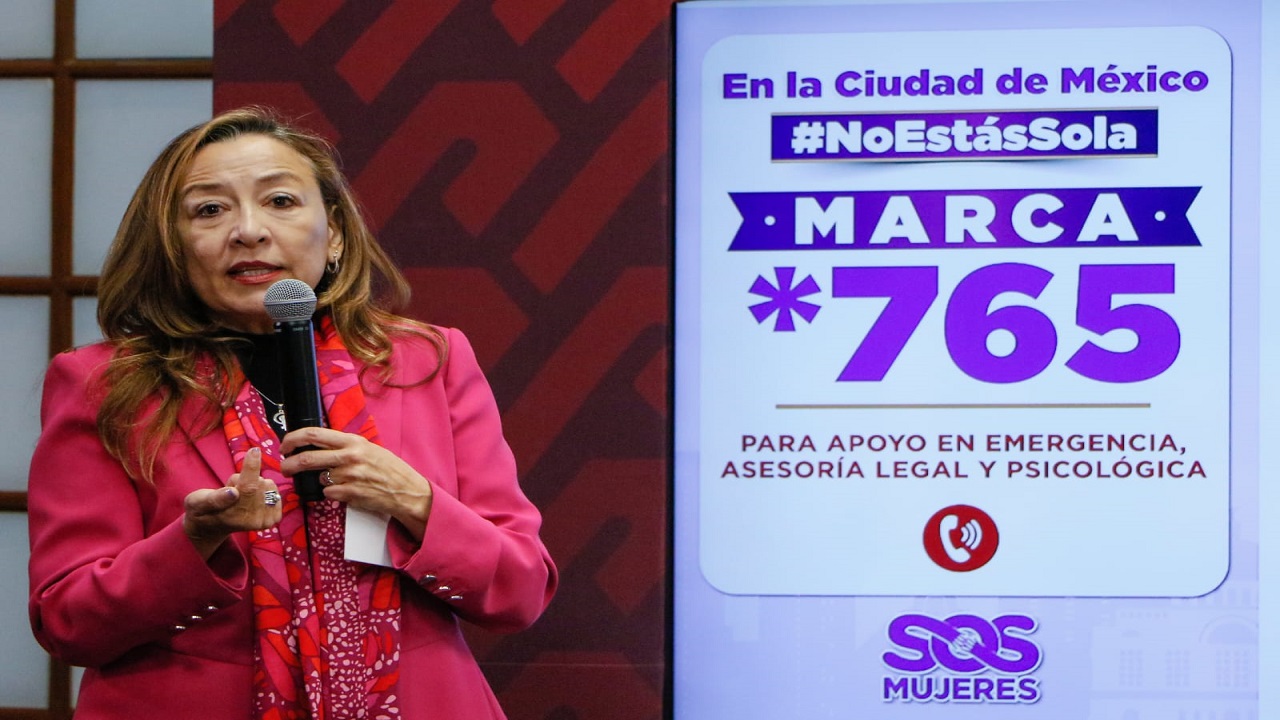 Tras la puesta en marcha de la Línea de Atención a Mujeres*765, se han recibido más de 48 mil llamadas