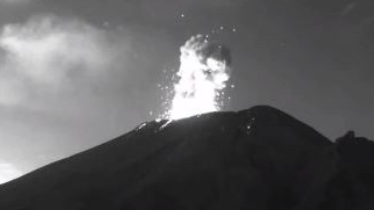 explosión Popocatépetl