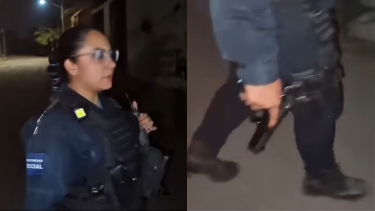 Policías de Irapuato encañonan a periodistas.