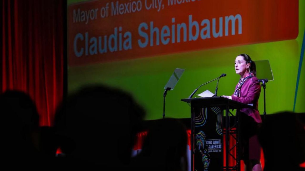 Durante su participación en la “Cumbre de Ciudades de las Américas”, Claudia Sheinbaum presumió la inversión en el transporte público