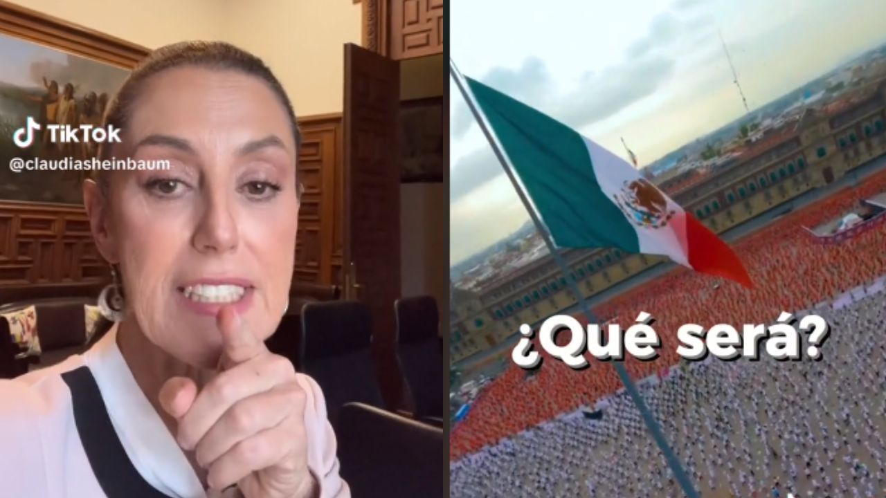 Foto:Captura de pantalla|¿Qué será? Claudia Sheinbaum anuncia nueva sorpresa para el Zócalo