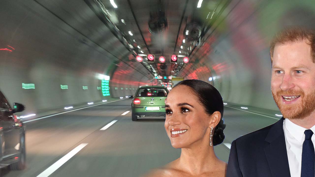 El príncipe Enrique y su esposa Meghan Markle sufrieron la noche del martes una persecución automovilística