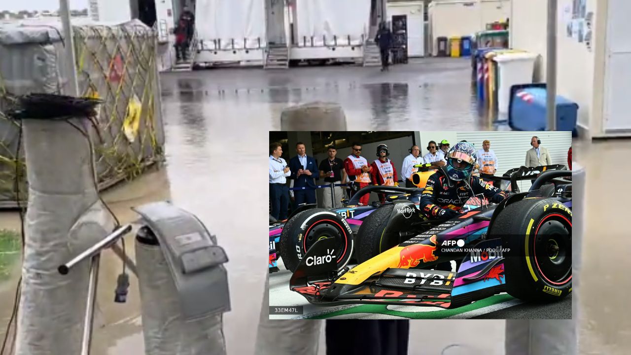 Foto:Captura de pantalla|¡Caos! Por inundaciones, se cancela el GP de Emilia-Romagna