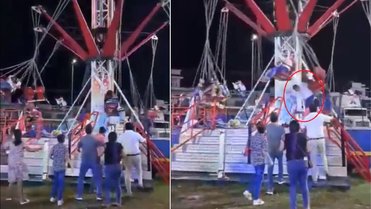 El juego mecánico en feria de Tabasco fue clausurado.