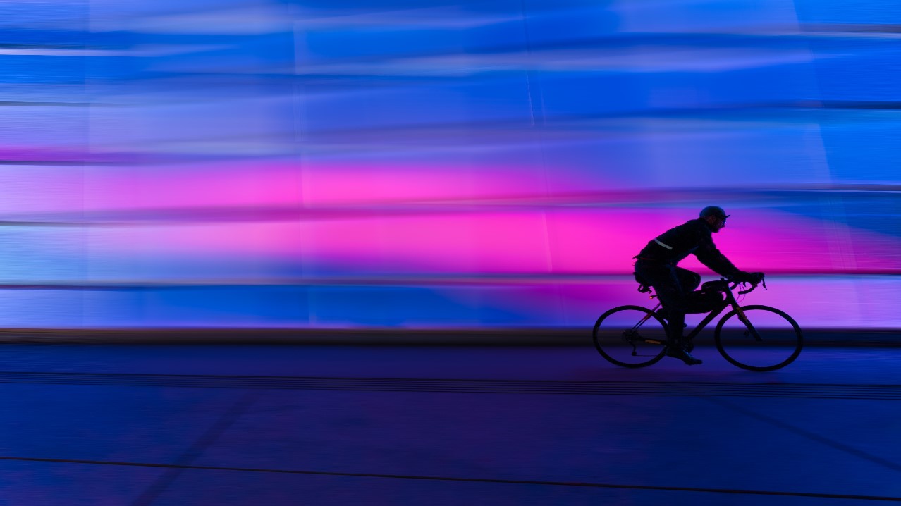 En la alcaldía Gustavo A. Madero se reúnen los amantes de las bicicletas para realizar rodadas nocturnas