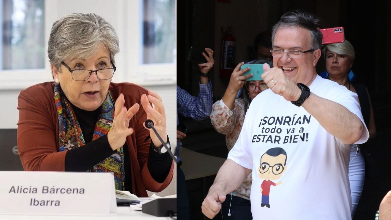 Desea Ebrard "el mayor de los éxitos" a Alicia Bárcena en la cancillería.