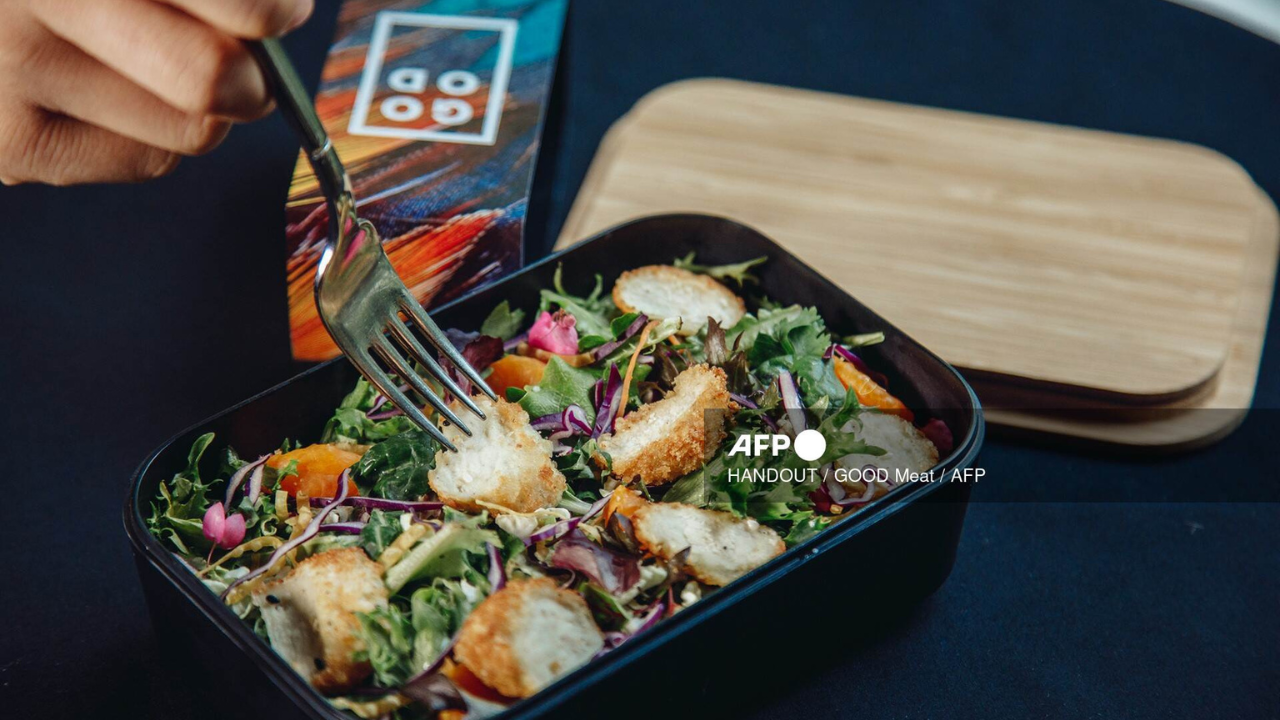 Foto: AFP | Después de muchas pruebas, se aprobó la venta de carne de pollo creada en laboratorios.