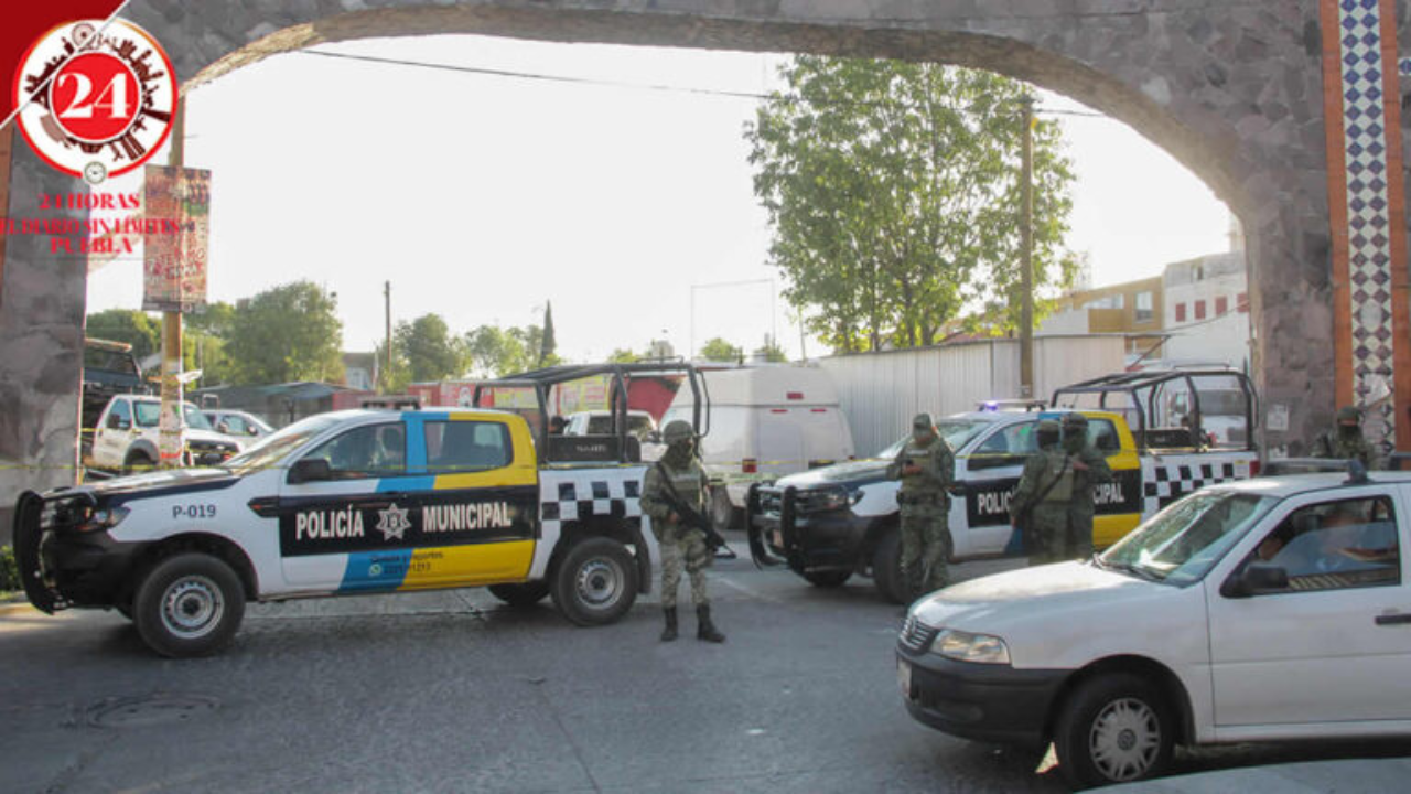 Foto: Diario 24 Horas Puebla | Una balacera dejo al menos un adulto y un menor de edad muertos.