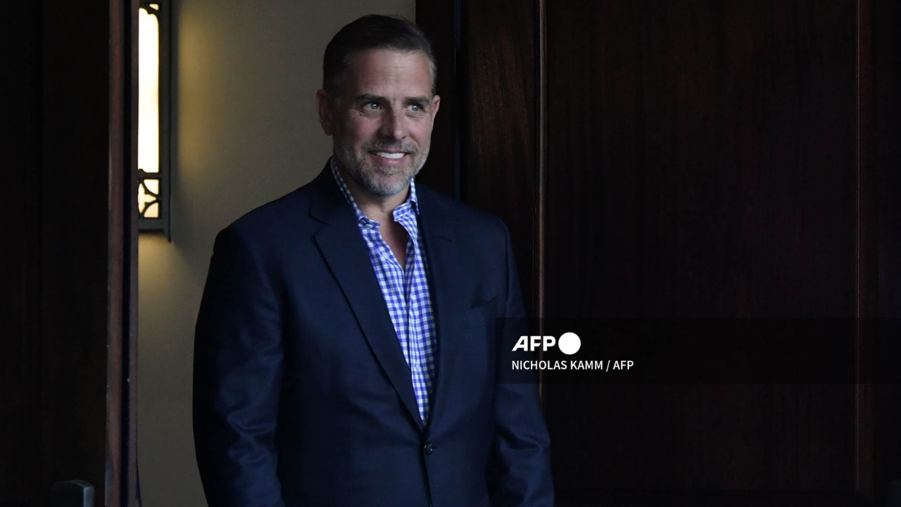 Foto: AFP | Al menos 10,000 personales de la computadora de Hunter Biden se hicieron públicas.