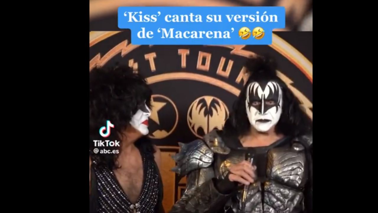 Kiss, canta a su modo la canción de "La Macarena" de "Los del Río"