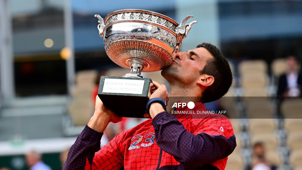 Foto: AFP | El tenista se coronó en Roland Garros y obtuvo su 'Grand Slam' número 23.