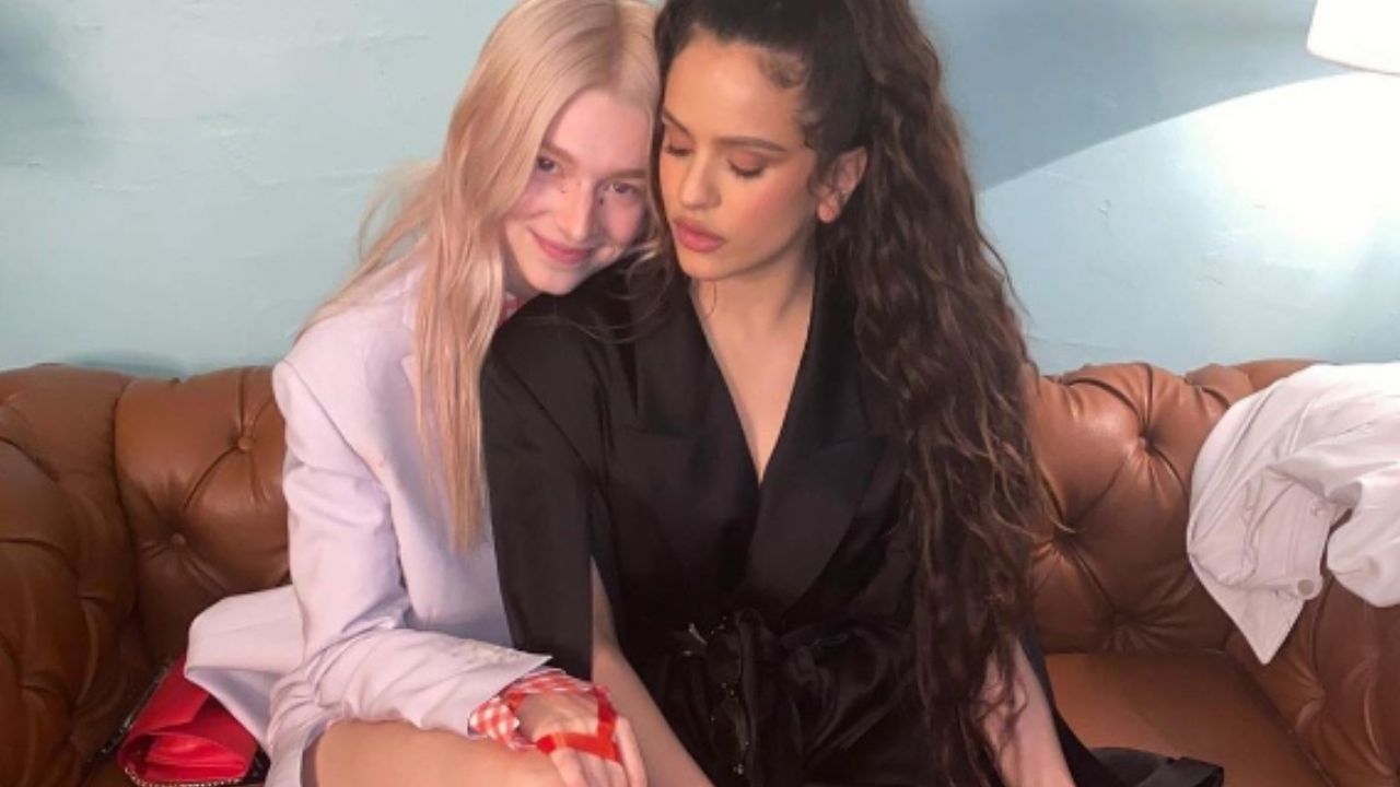 Foto:Redes sociales|¡OMG! “Tuya” de Rosalía revelaría sí sostuvo una relación con Hunter Schafer