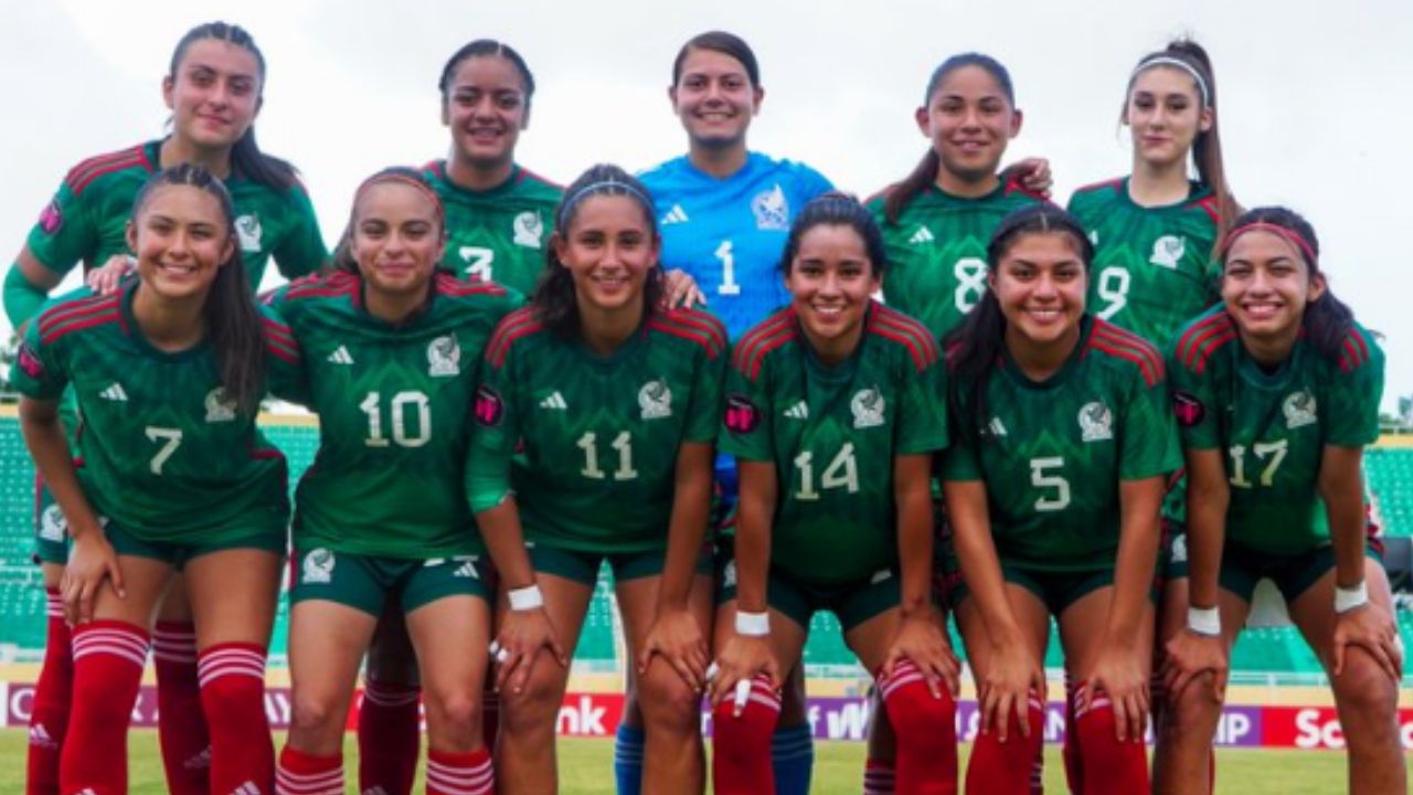 Foto:Twitter/@Miseleccionfem|EN VIVO. Sigue el partido de México vs Canadá de la SUB-20 Femenil en la Concacaf