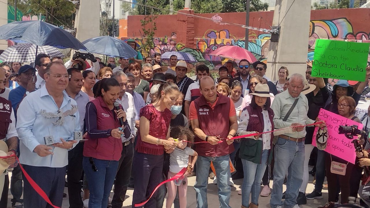 Claudia Sheinbaum, entregó la tercera etapa del Parque Ave Fénix, ubicado en la alcaldía Venustiano Carranza