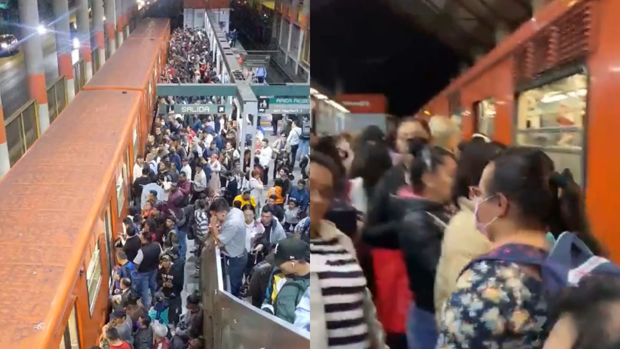 Desalojan a usuarios del Metro de la estación Bosques de Aragón.