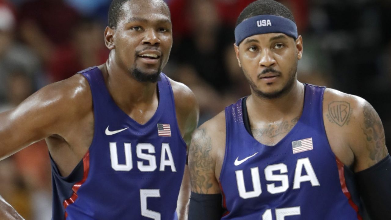 Foto:Redes sociales|Carmelo Anthony lidera el partido con más puntos en la historia de los Juegos Olímpicos