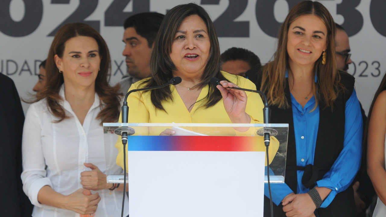 Foto: Cuartoscuro | Adriana Díaz acusó al presidente, Andrés Manuel López Obrador, de espiar al Frente Amplio por México.