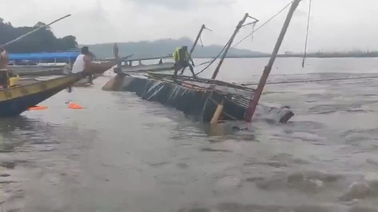 Suben a 26 los muertos por vuelco de un barco en Filipinas