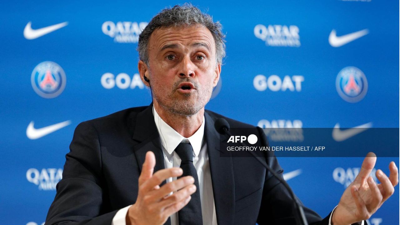 AFP | Luis Enrique, presentado como nuevo entrenador del PSG.