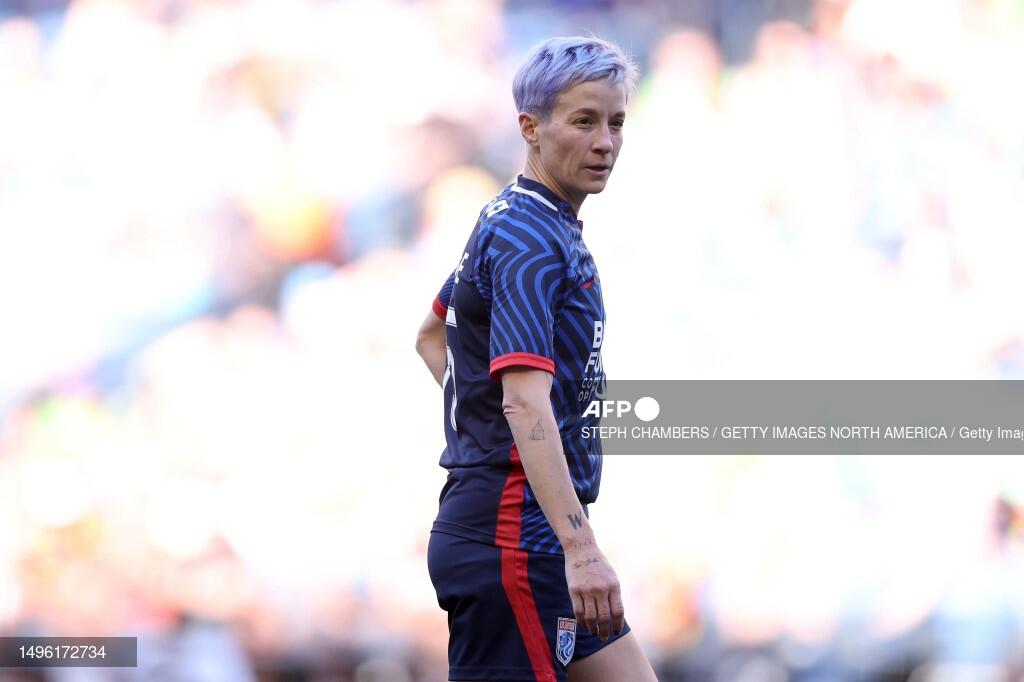 Foto:AFP|¡Se acabó! La futbolista Megan Rapinoe anuncia su retiro