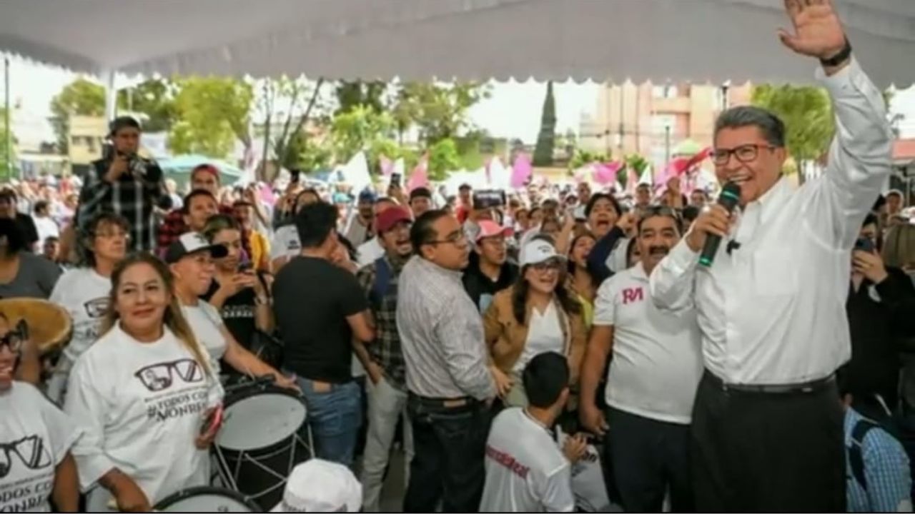 Ricardo Monreal desde la ciudad fronteriza de Reynosa, Tamaulipas.