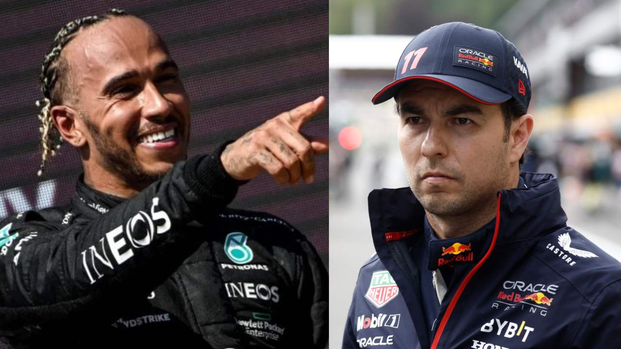 Lewis Hamilton culpó a Sergio 'Checo' Pérez tras el choque que tuvieron en la Carrera Sprint del Gran Premio de Bélgica de la Fórmula 1