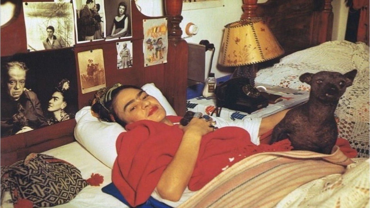 Fotografía de la pintora mexicana Frida Kahlo