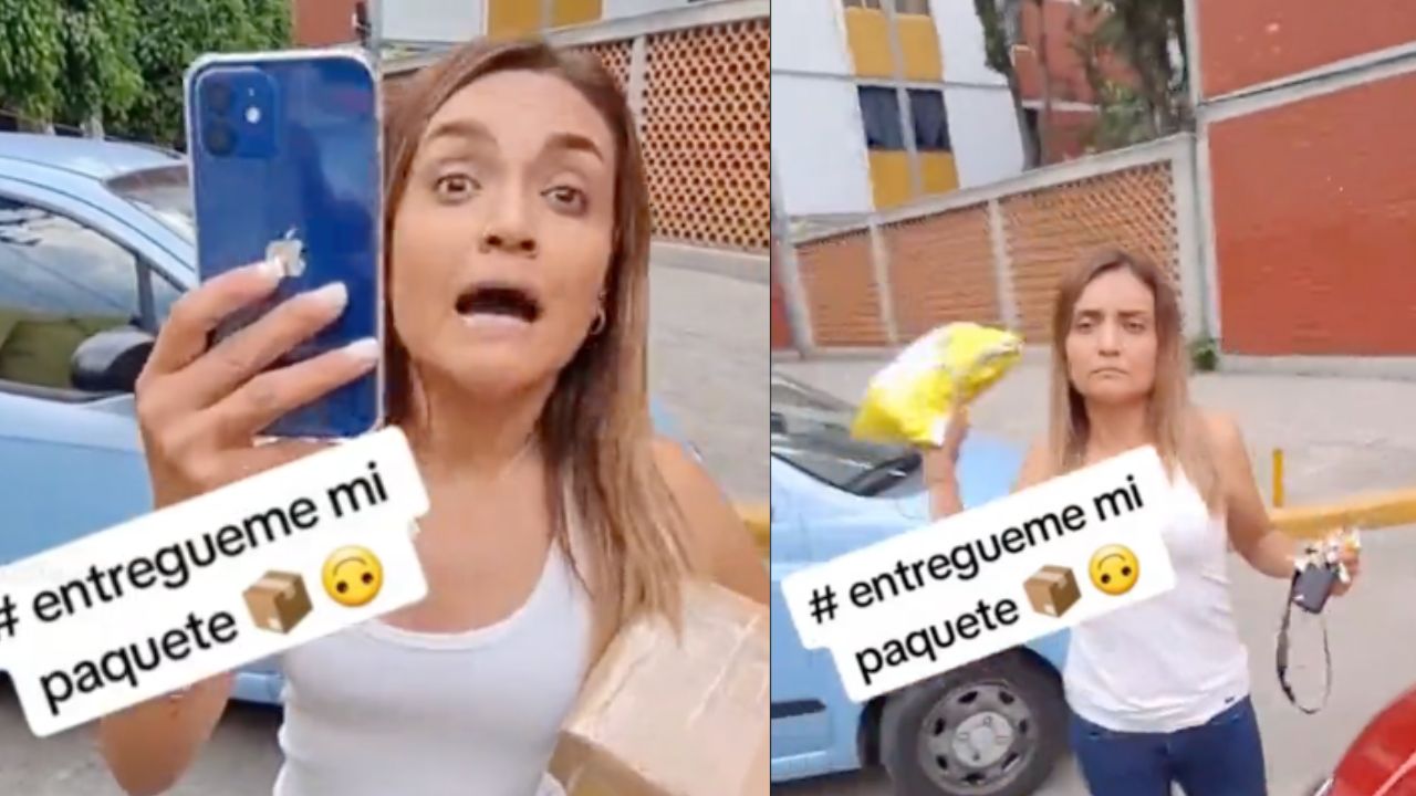 Mujer agrede a repartidor de Mercado Libre; tras pelea es apodada "Lady Paquete"