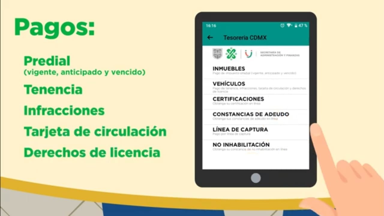 ilustración de la app Pagos Tesorería