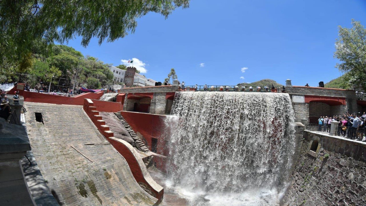 Imagen de la Presa de la olla ubicada en Guanajuato