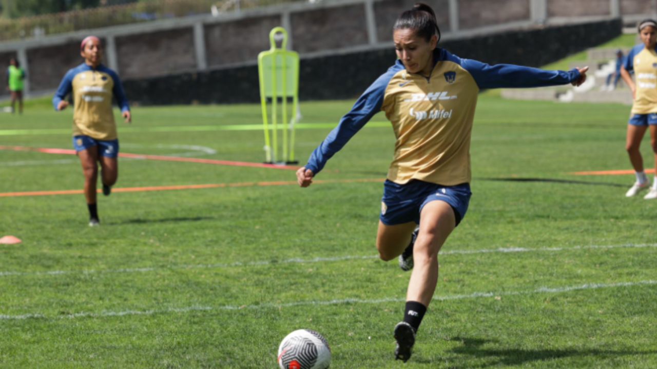 El Pumas Femenil afina detalles previo a su encuentro de este domingo 30 de julio ante el Cruz Azul