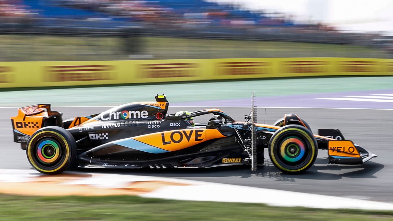 Foto:AFP|¿Te lo perdiste? Lando Norris se lleva la práctica 2; Checo Pérez queda en séptimo