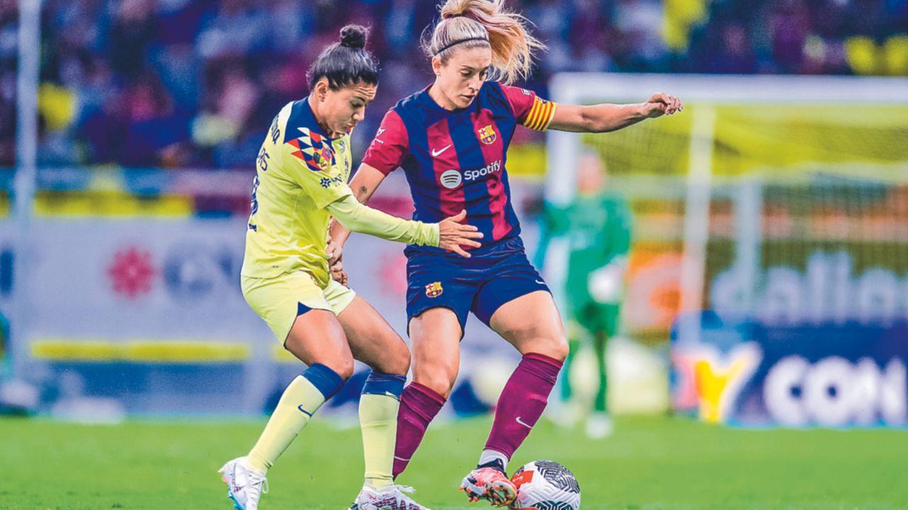 Tanto Barcelona en el Azteca como Real Madrid se imponen en México, al doblegar a los dos mejores exponentes del futbol mexicano femenil