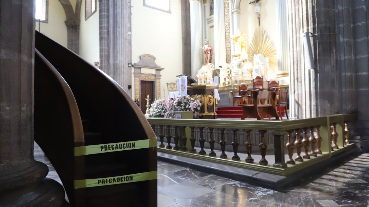 Los daños generados en la Catedral Metropolitana por las recientes lluvias se suman al deterioro que existe del recinto religioso