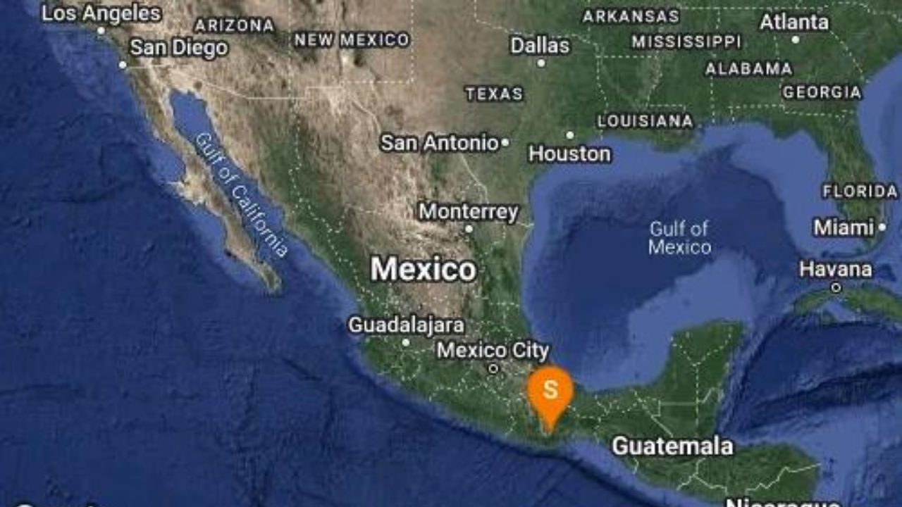 El sismo tuvo su epicentro a 28 kilómetros al noreste de Miahuatlán, Oaxaca.