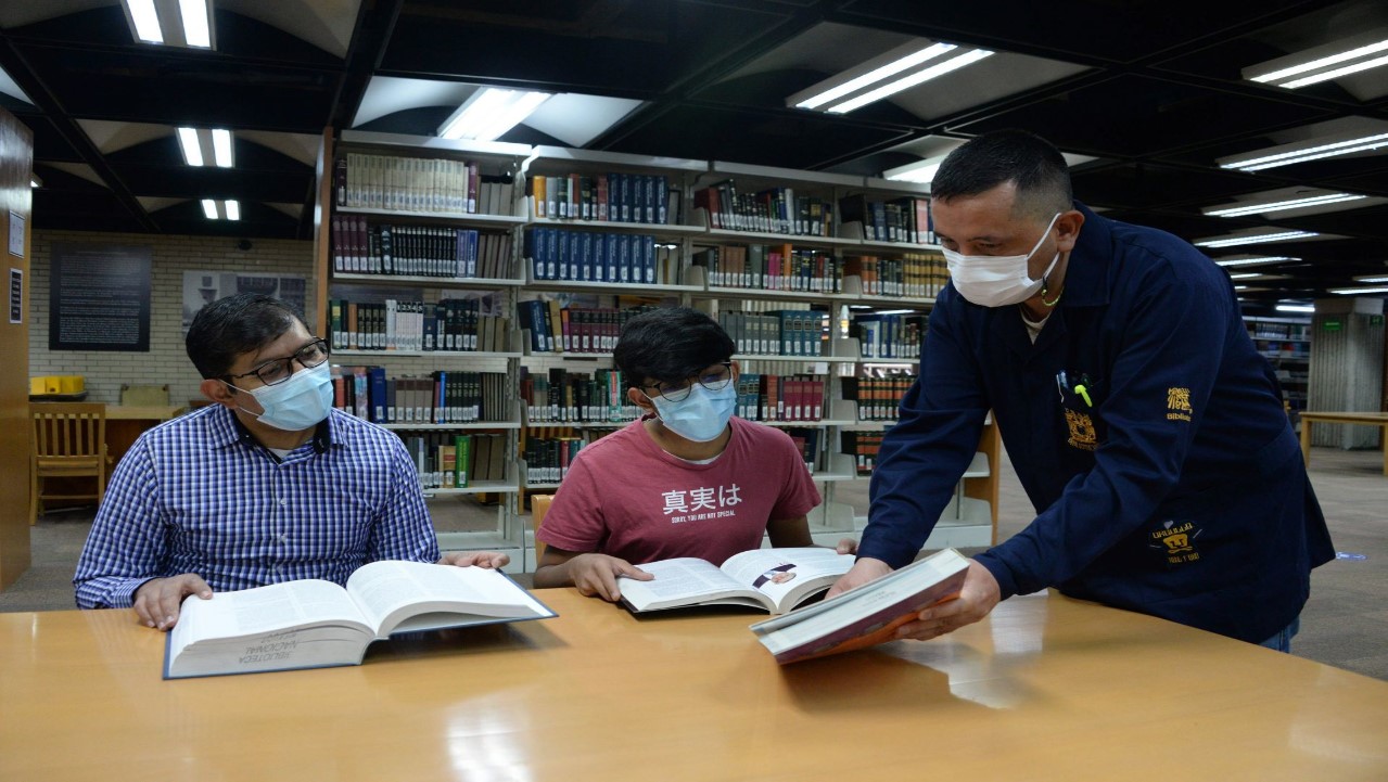 Fotografía de la Biblioteca Nacional, recinto donde puedes hacer home office