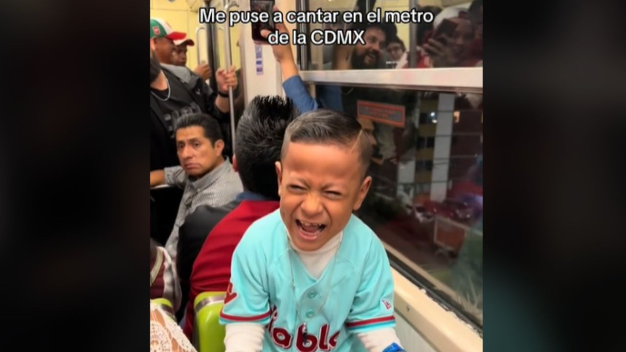 'Chucho’, el niño viral canta "Castillos" en el Metro de la CDMX