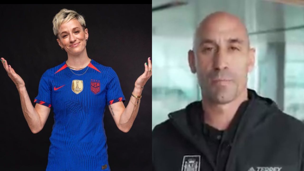 Foto:Intagram/@Megan Rapinoe|Megan Rapinoe acusa a Luis Rubiales de misógino tras besar a Jennifer Hermoso