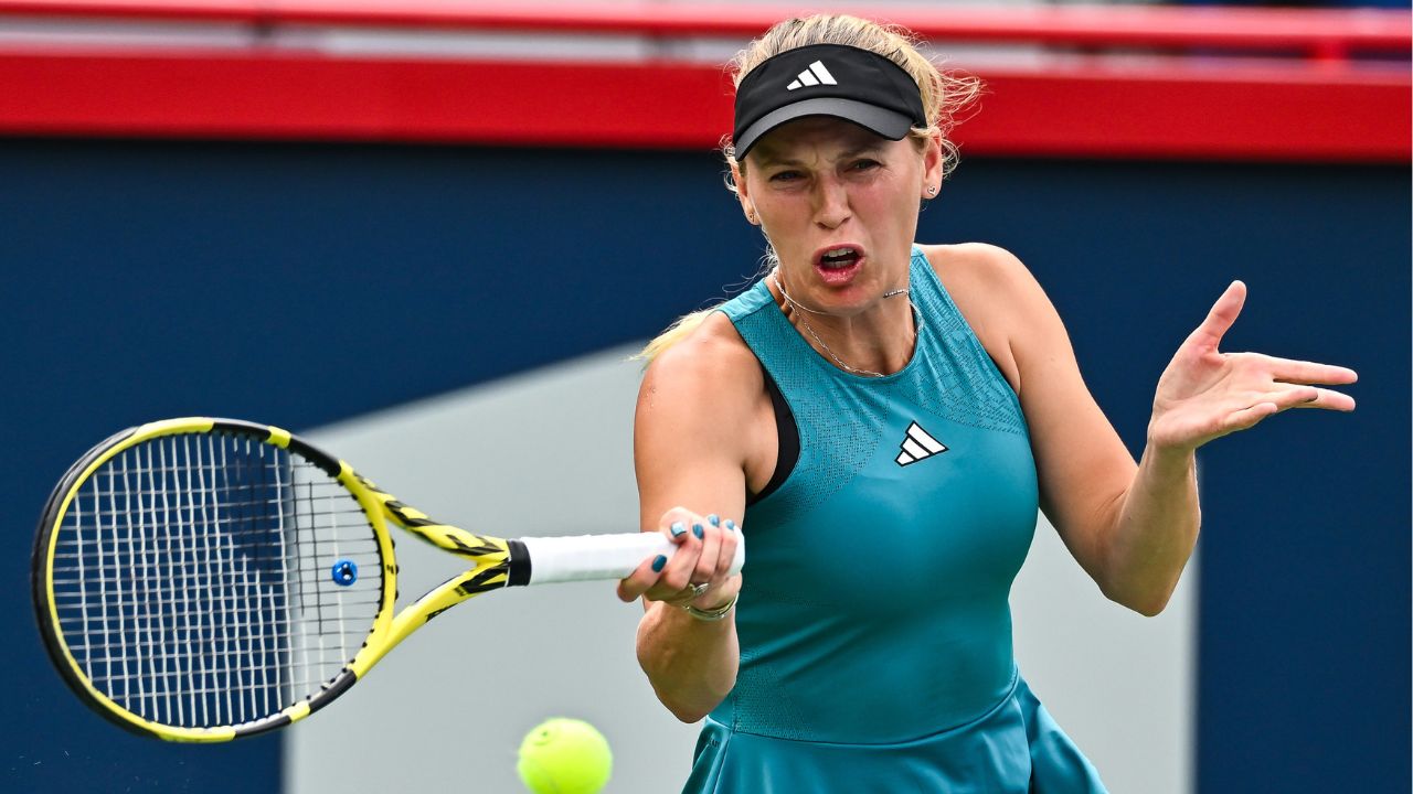 Foto:AFP|Caroline Wozniacki gana en Montreal en su regreso a la WTA tras tres años de receso